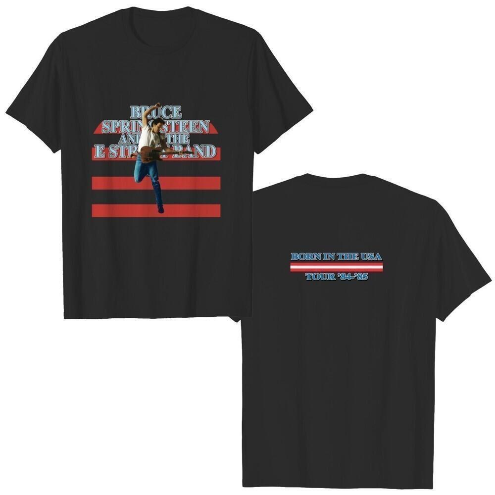 Bruce Springsteen 2 Sided Mens Retro Rock Music Fan T-Shirt